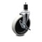 Service Caster 5 Inch Thermoplastic Rubber Wheel 1-7/8 Inch Expanding Stem Caster with Brake SCC-EX05S510-TPRS-SLB-178 - alternate 1
